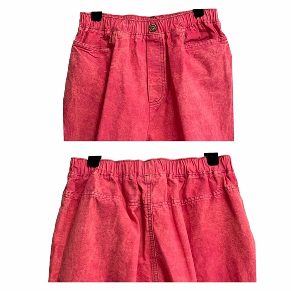 Produce Company Set Acid Wash Pink Tank Pants Jacket Outfit Art Wear Large - Picture 7 of 15